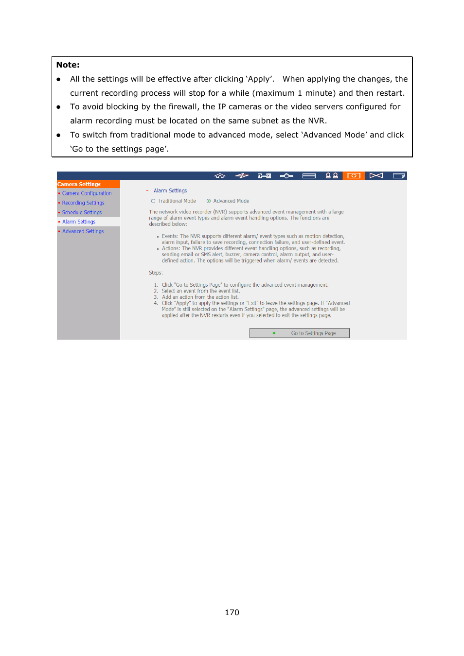QNAP Security VioStor NVR (Version: 4.0.0) User Manual | Page 170 / 242