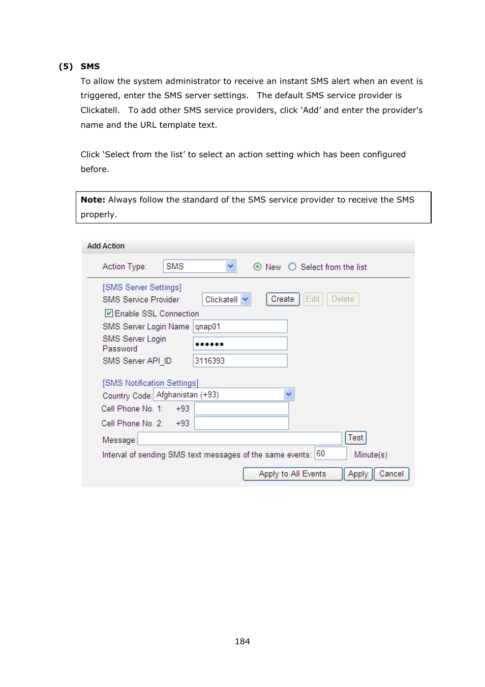 QNAP Security VioStor NVR (Version: 4.0.0) User Manual | Page 184 / 242