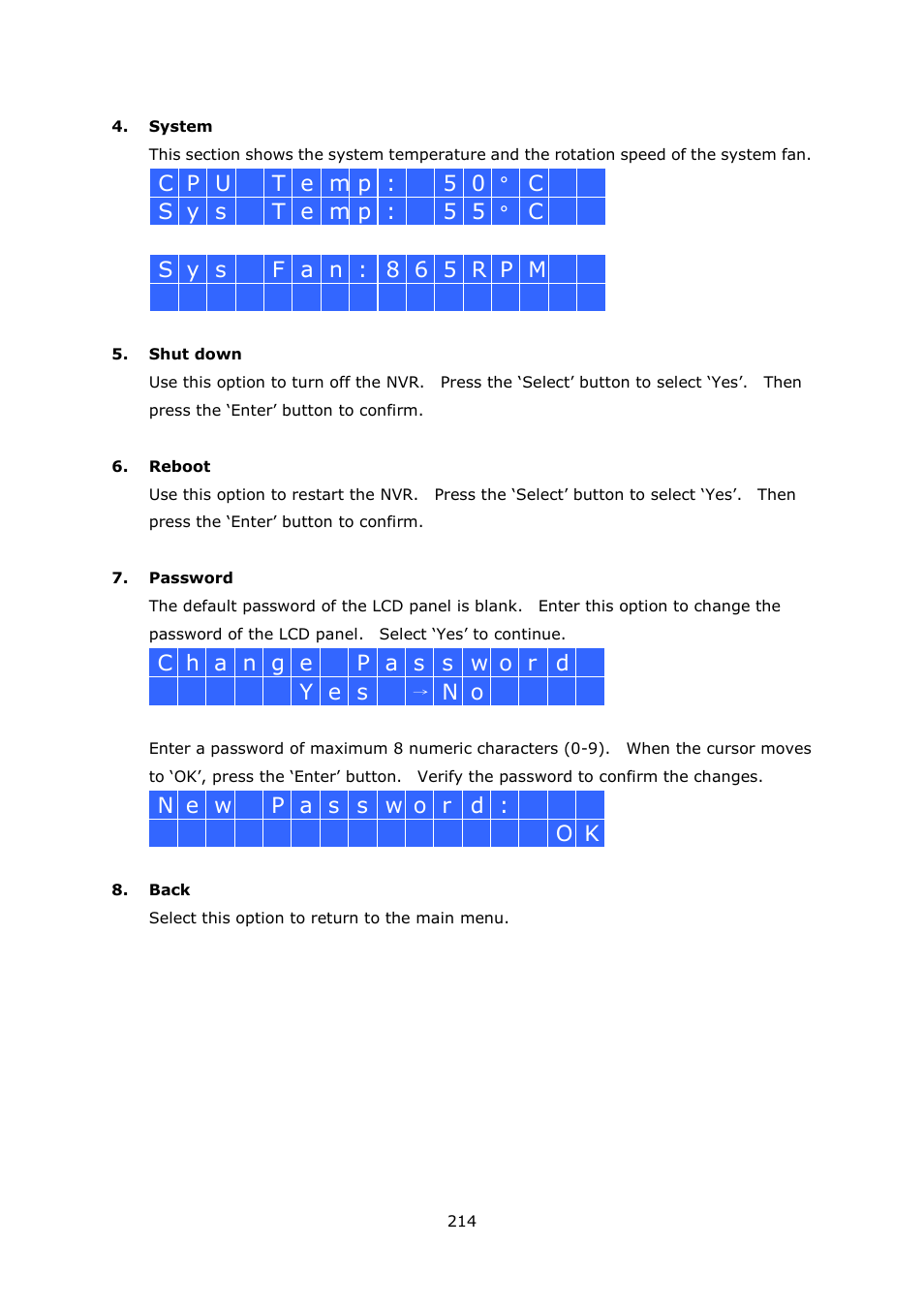 QNAP Security VioStor NVR (Version: 4.0.0) User Manual | Page 214 / 242