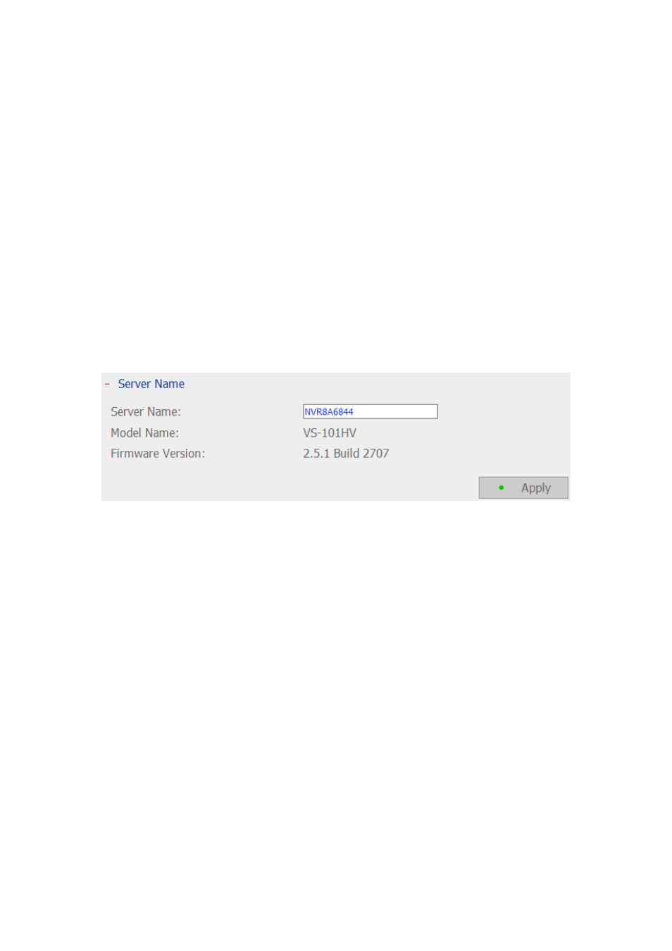 2 system settings, 1 server name, System settings | Server name | QNAP Security NVR-101 (Version: 2.8.0) User Manual | Page 50 / 101