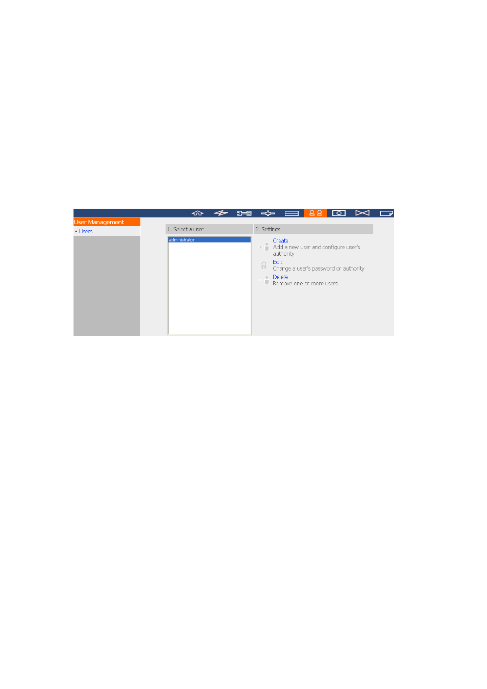 5 user management, User management | QNAP Security NVR-101 (Version: 2.8.0) User Manual | Page 62 / 101