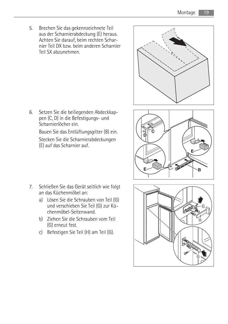 AEG ELECTROLUX AIK 2681 R User Manual | Page 19 / 92