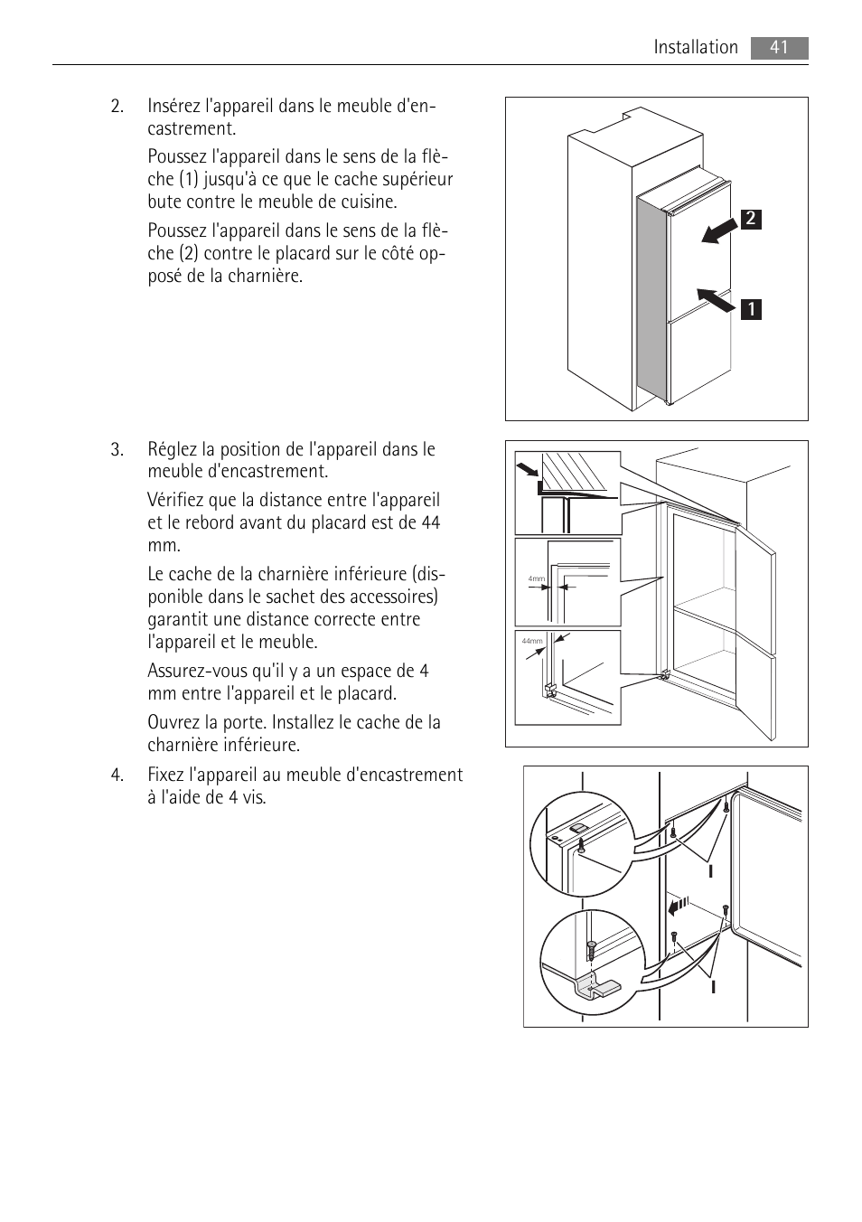 AEG ELECTROLUX AIK 2681 R User Manual | Page 41 / 92