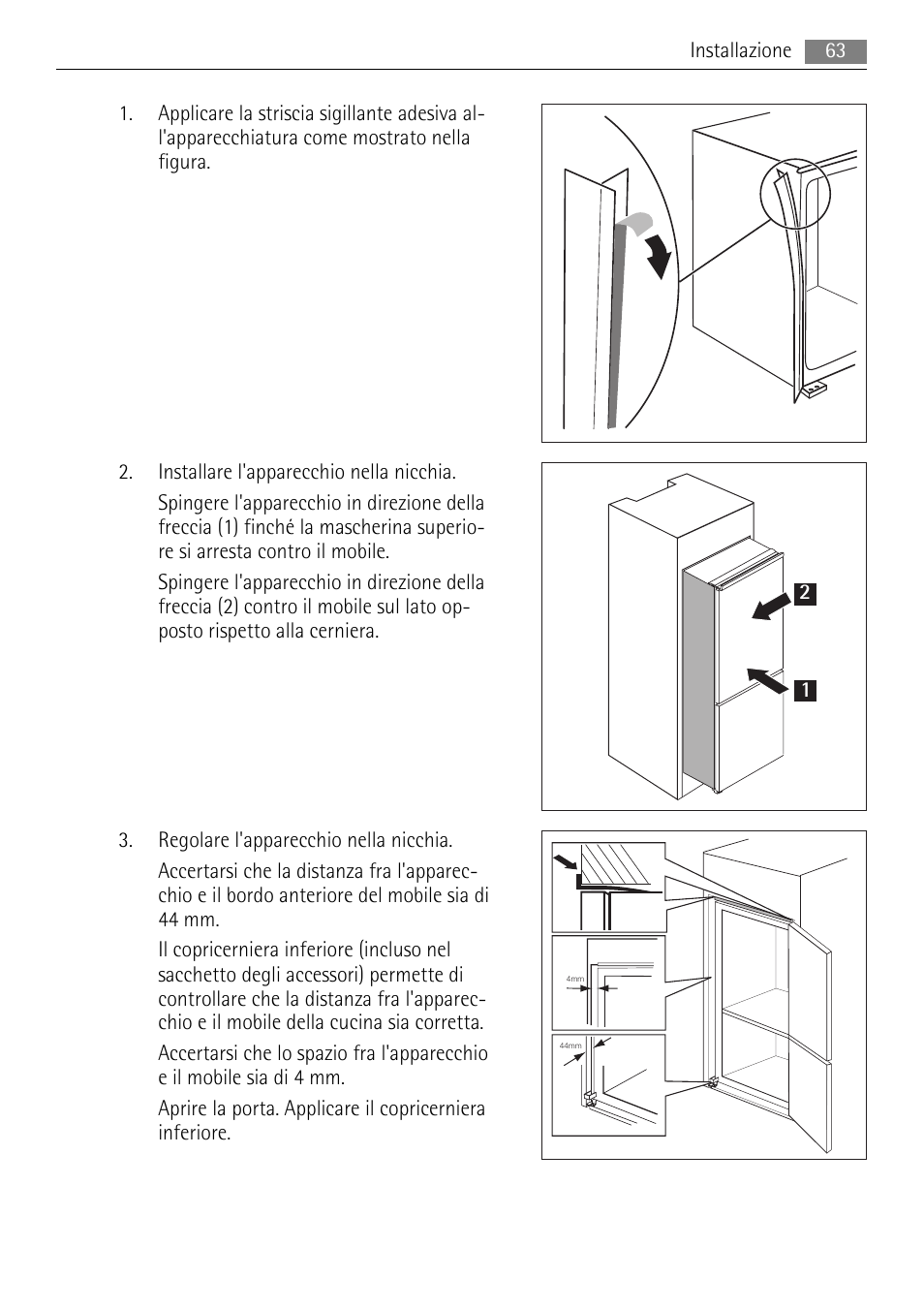 AEG ELECTROLUX AIK 2681 R User Manual | Page 63 / 92