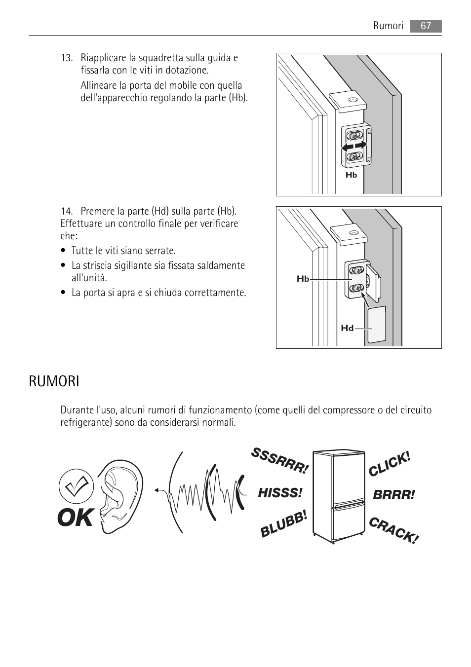 Rumori | AEG ELECTROLUX AIK 2681 R User Manual | Page 67 / 92