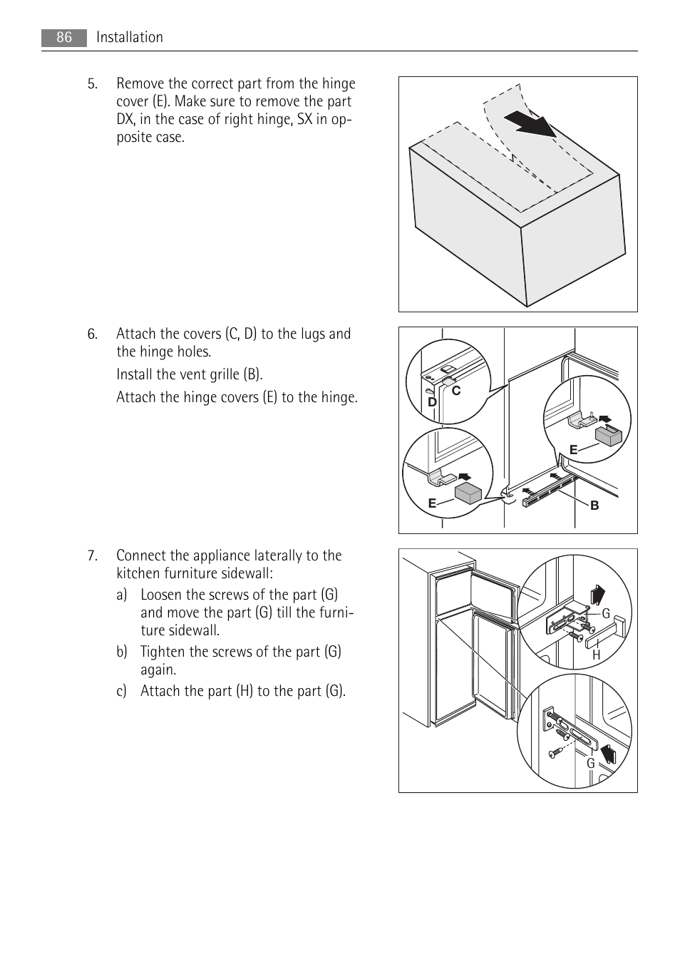 AEG ELECTROLUX AIK 2681 R User Manual | Page 86 / 92