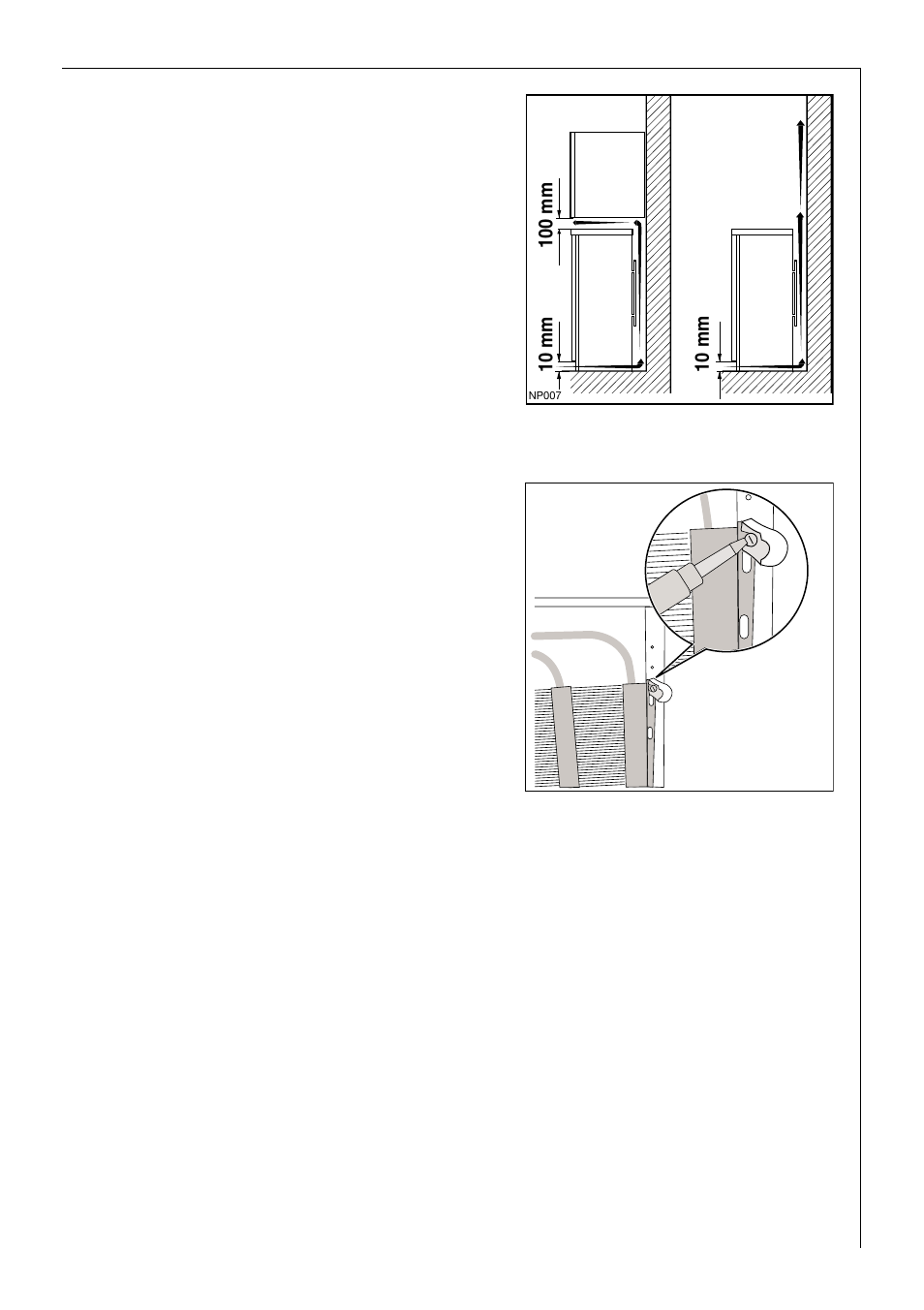 Aerazione, Distanziali posteriori | AEG ELECTROLUX A 75240 GA User Manual | Page 27 / 80