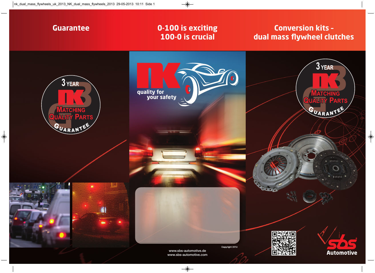 SBS Conversion kits - dual mass flywheel clutches User Manual | 2 pages