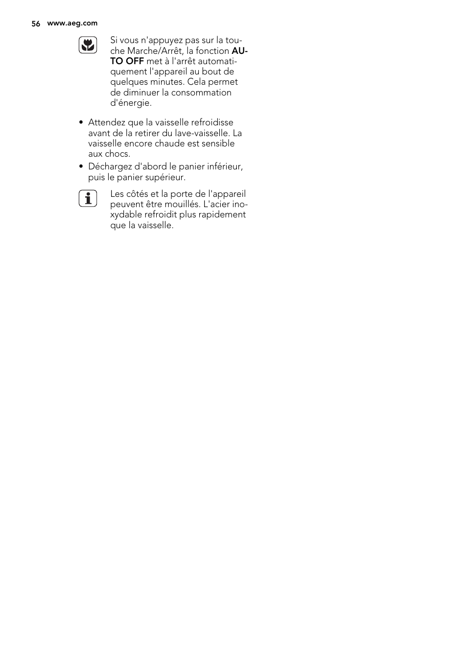 AEG ELECTROLUX F 78029 VI 0 P User Manual | Page 56 / 84