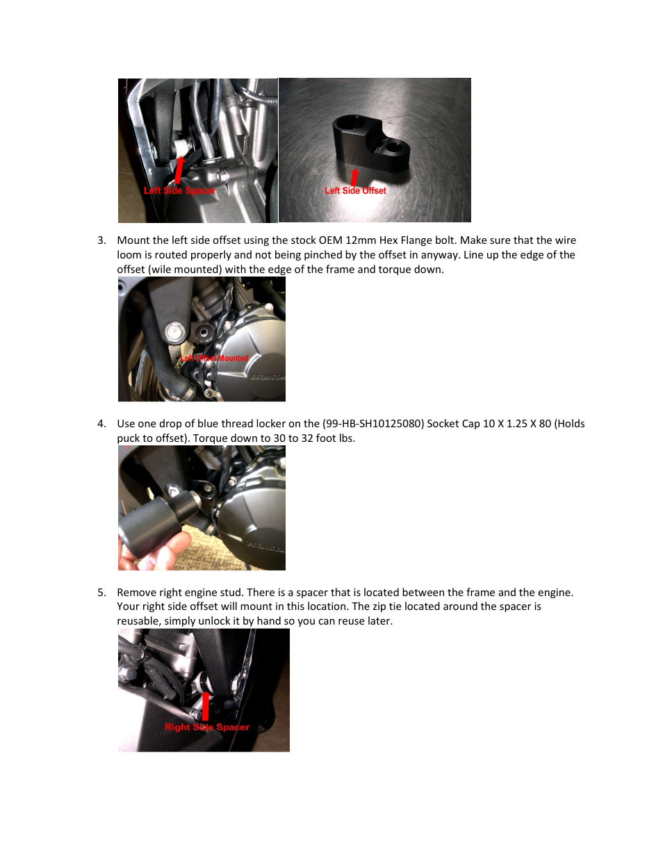 Shogun Motorsports Honda CBR600RR (07-08) NO CUT Frame Slider User Manual | Page 2 / 3