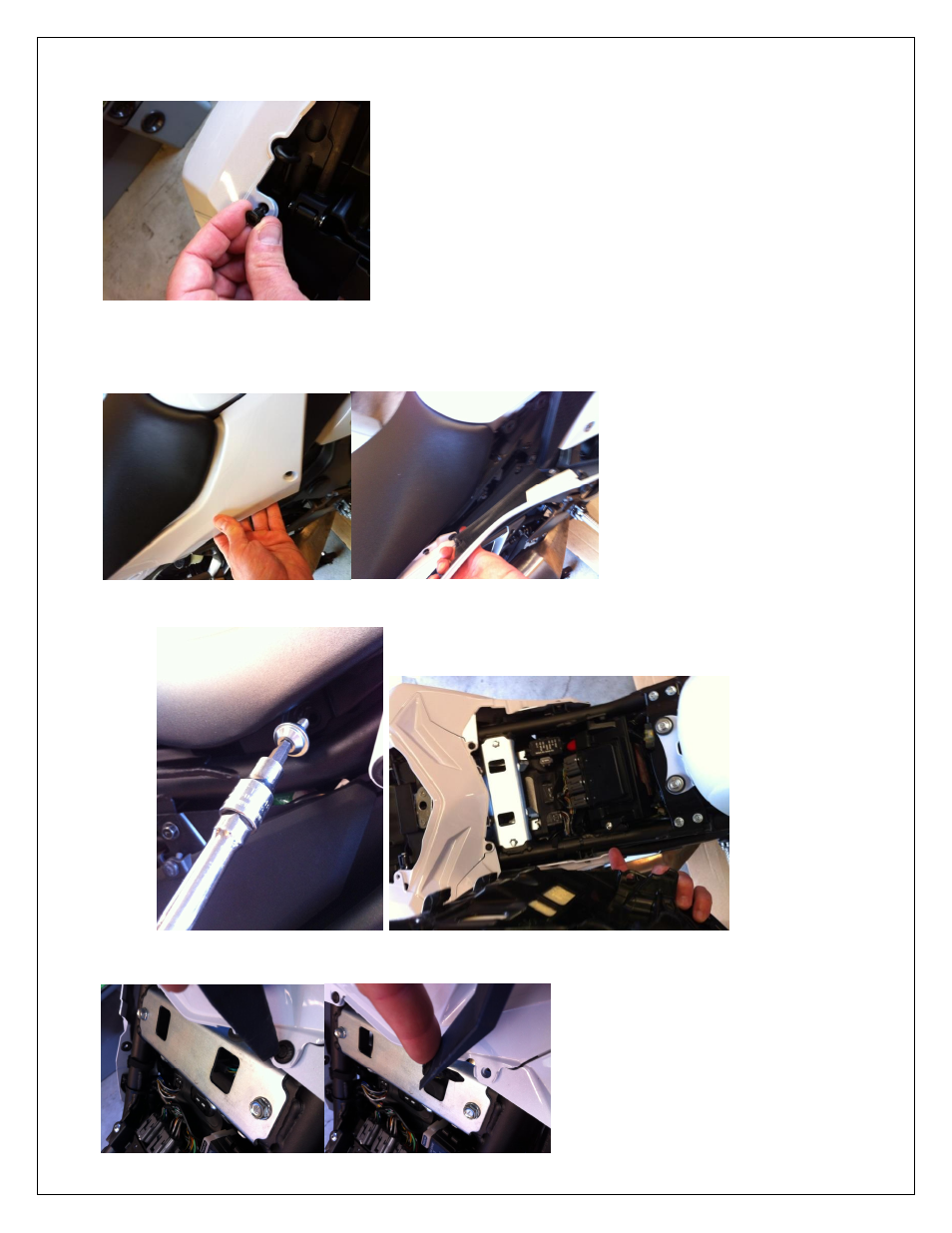 Shogun Motorsports Kawasaki Ninja 300R DMP Fender Eliminator Instructions User Manual | Page 2 / 8