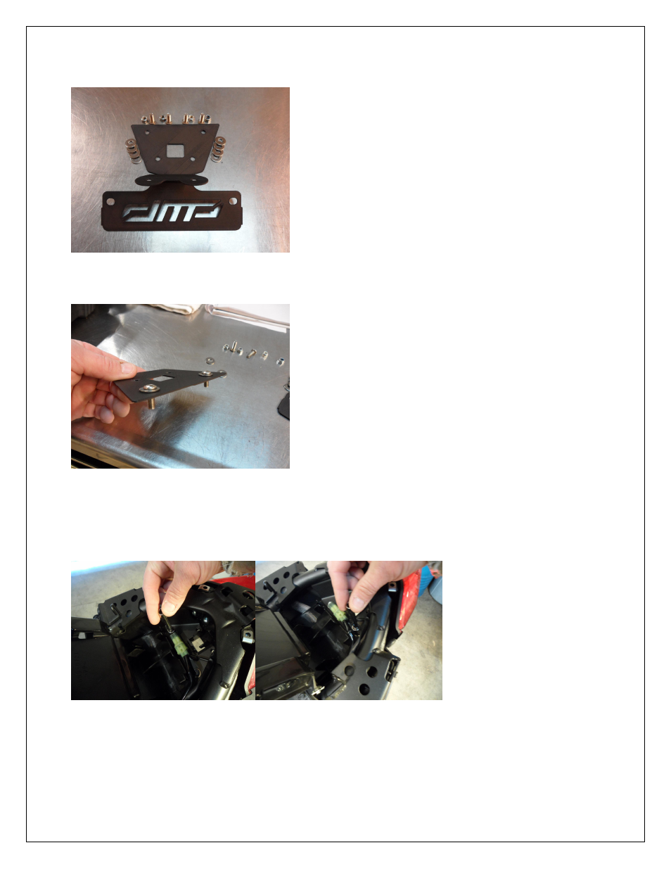 Shogun Motorsports Kawasaki Ninja 300R DMP Fender Eliminator Instructions User Manual | Page 5 / 8