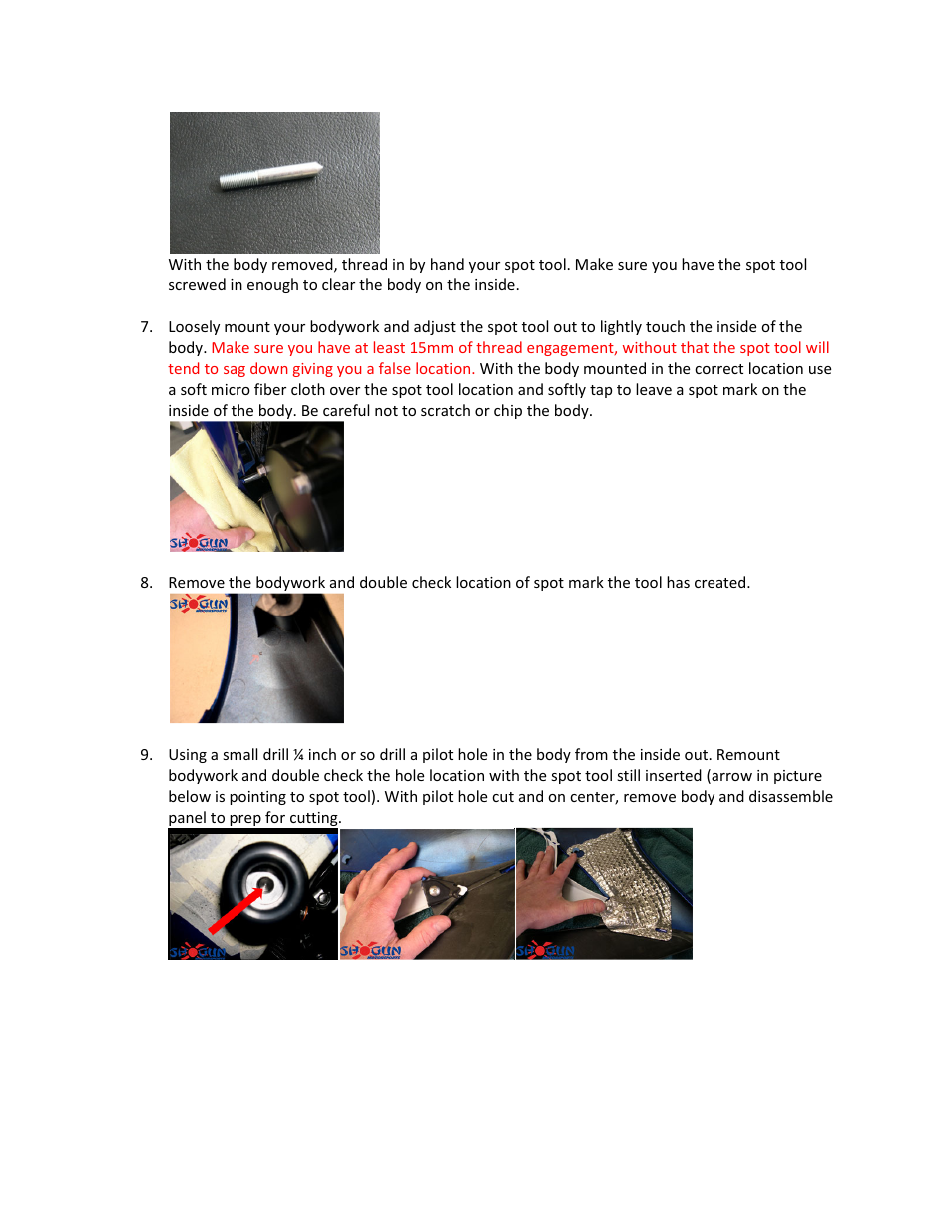 Shogun Motorsports Suzuki GSXR600_750 (2008) Frame Slider User Manual | Page 3 / 4