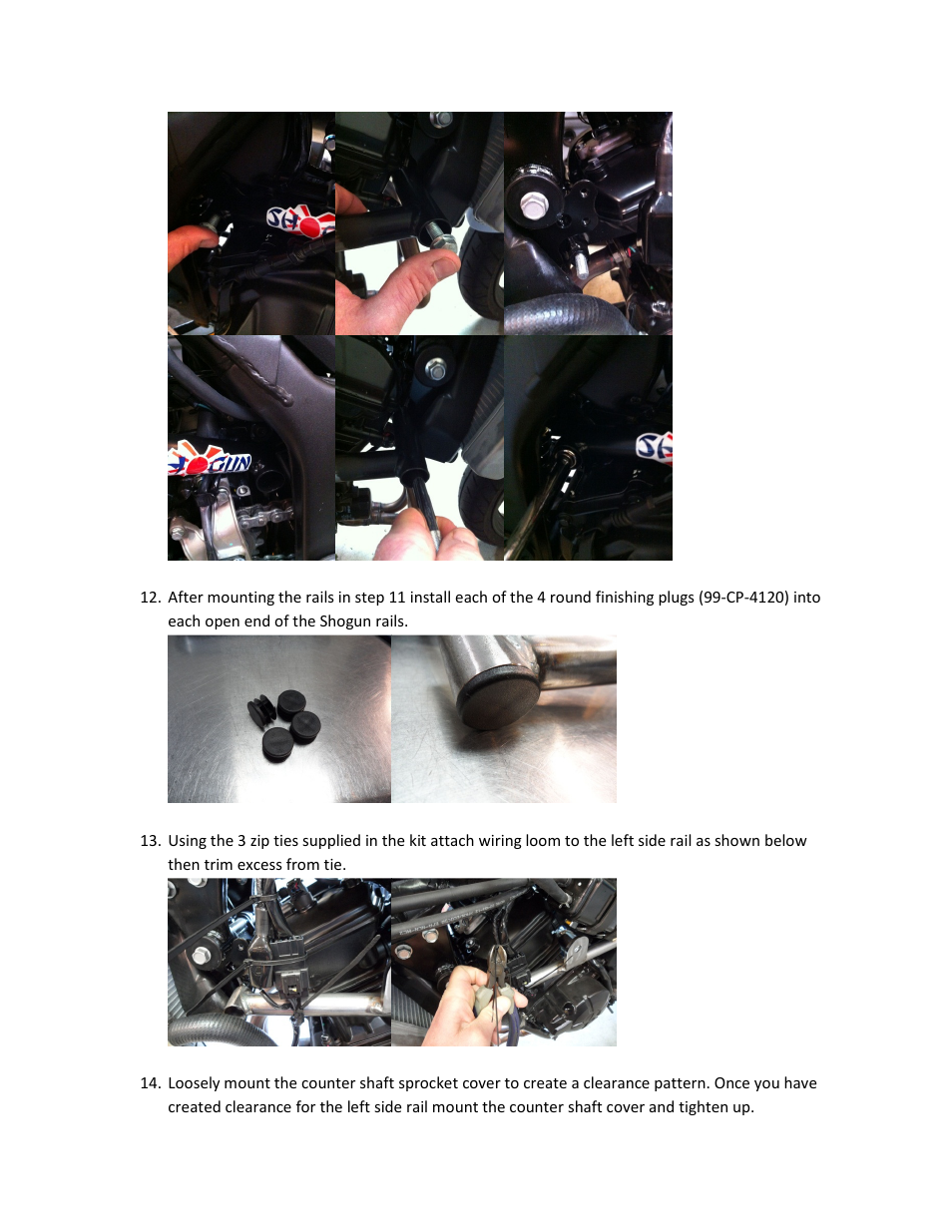 Shogun Motorsports Kawasaki Ninja 300 NON ABS (13-14) Frame Slider User Manual | Page 8 / 10