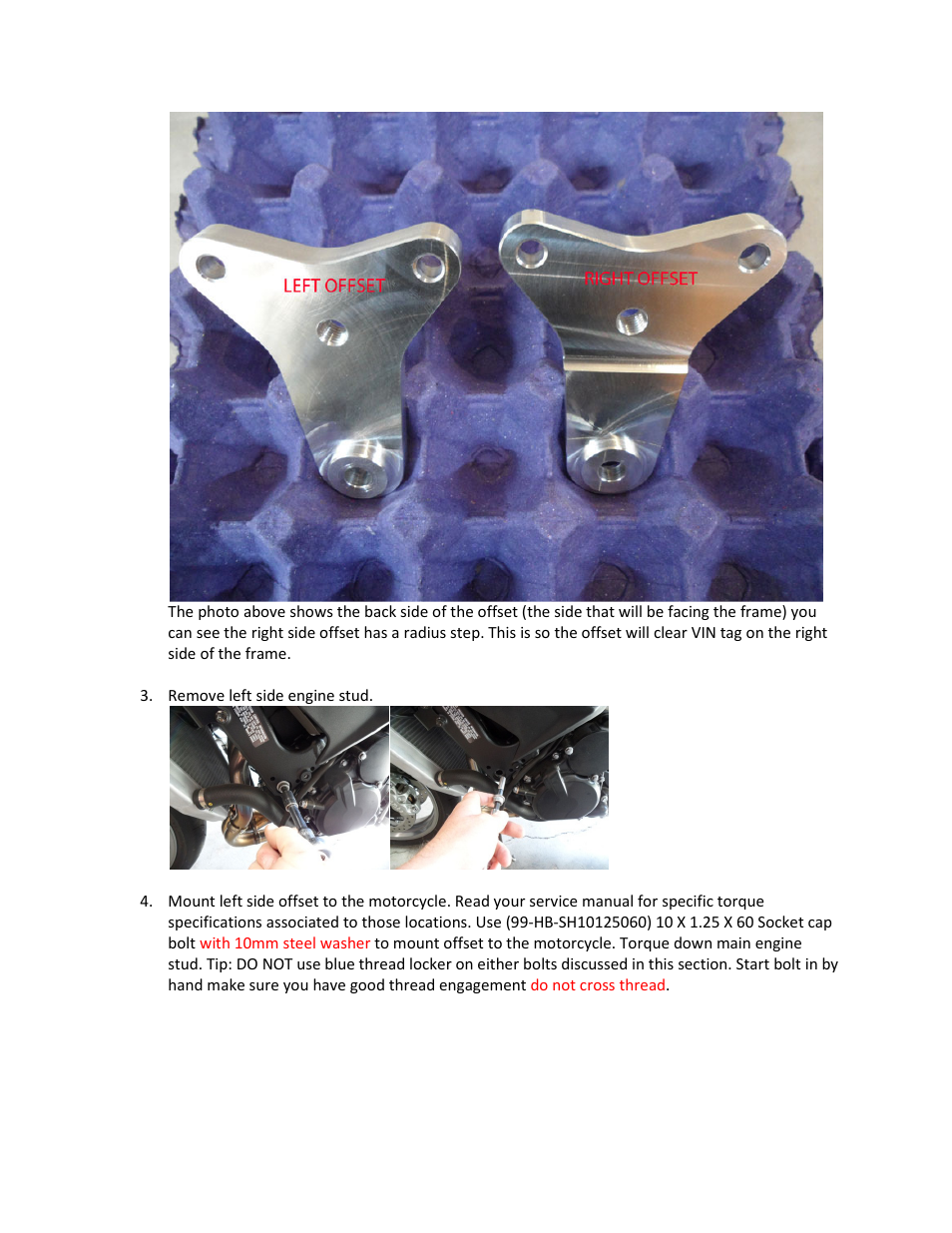 Shogun Motorsports Suzuki GSXR600_750 (2011) NO CUT Frame Slider User Manual | Page 4 / 6