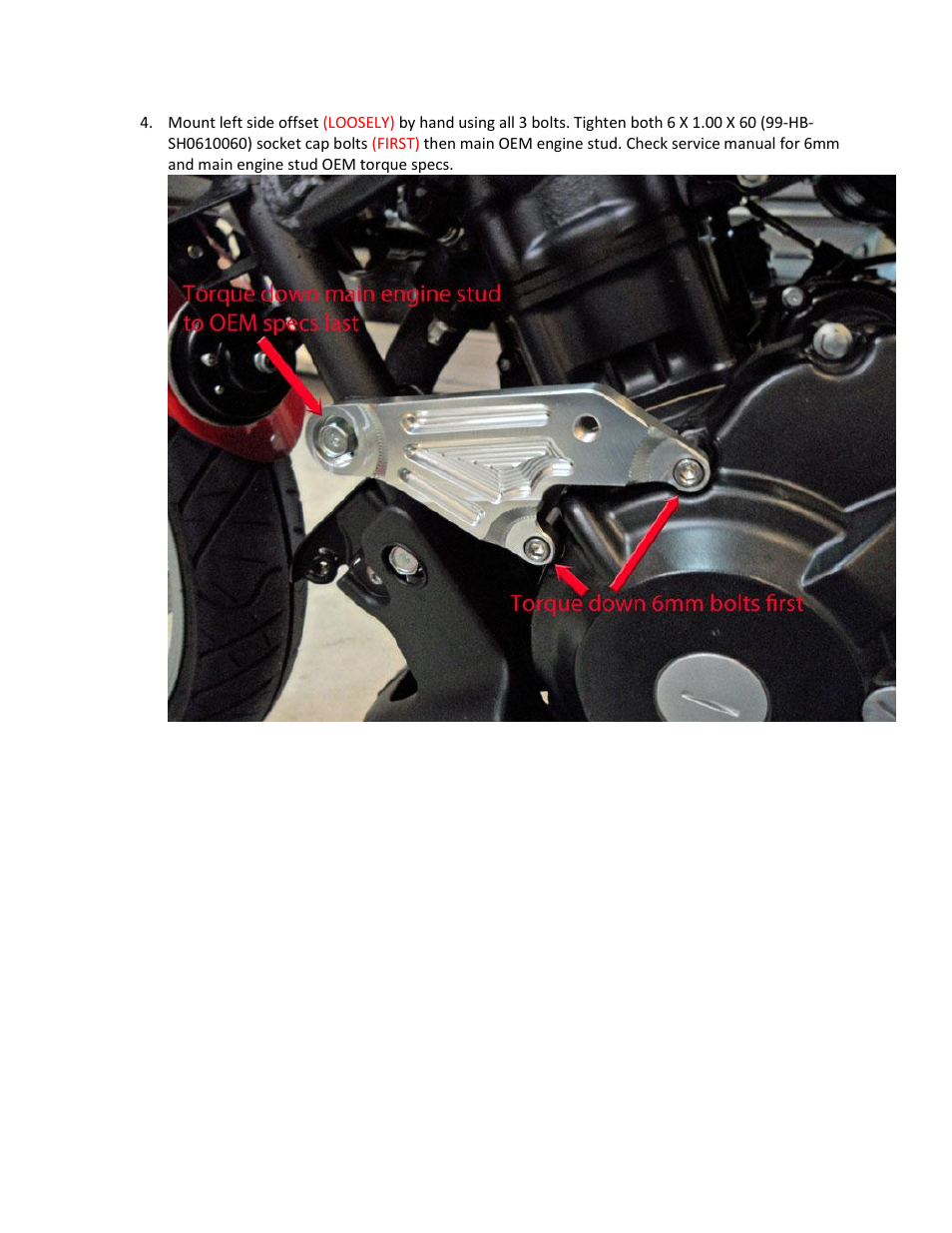 Shogun Motorsports Honda CBR250R (11-12) NO CUT Frame Slider User Manual | Page 4 / 7