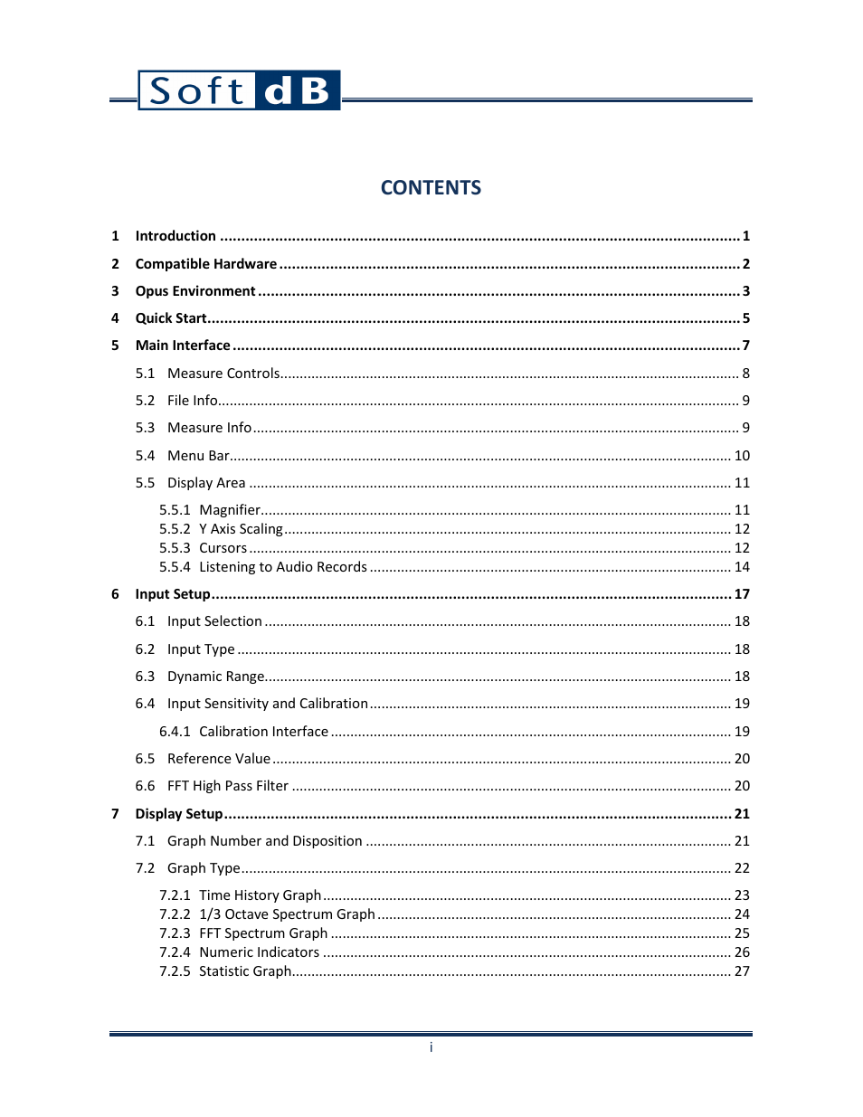 Soft dB Opus Suite SLM 4-Ch Module User Manual | Page 2 / 70