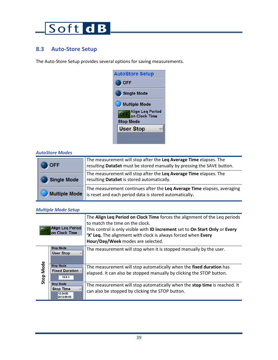 3 auto-store setup | Soft dB Opus Suite SLM 4-Ch Module User Manual | Page 42 / 70