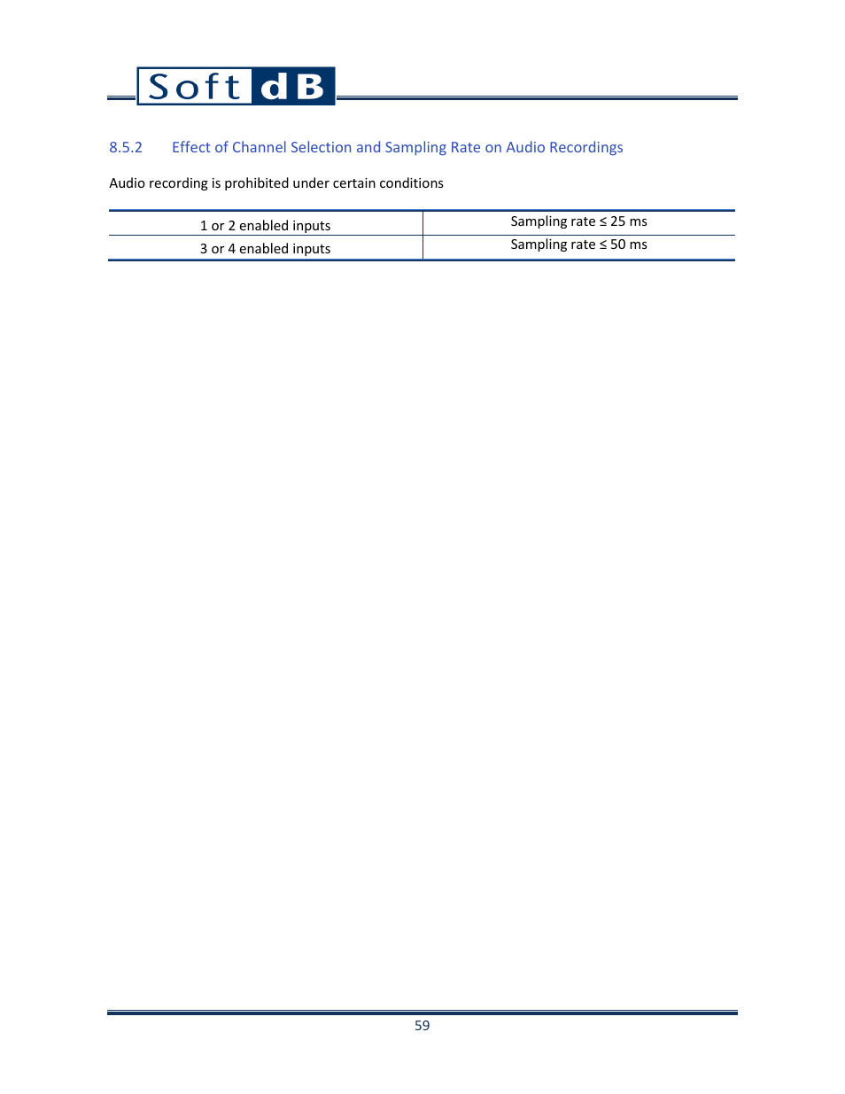 Soft dB Opus Suite SLM & 3Vib Module User Manual | Page 62 / 82
