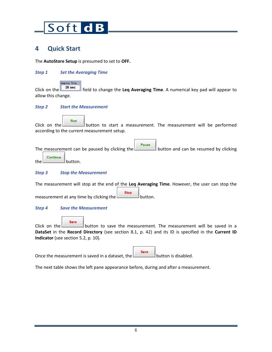 4 quick start | Soft dB Opus Suite SLM & 3Vib Module User Manual | Page 9 / 82