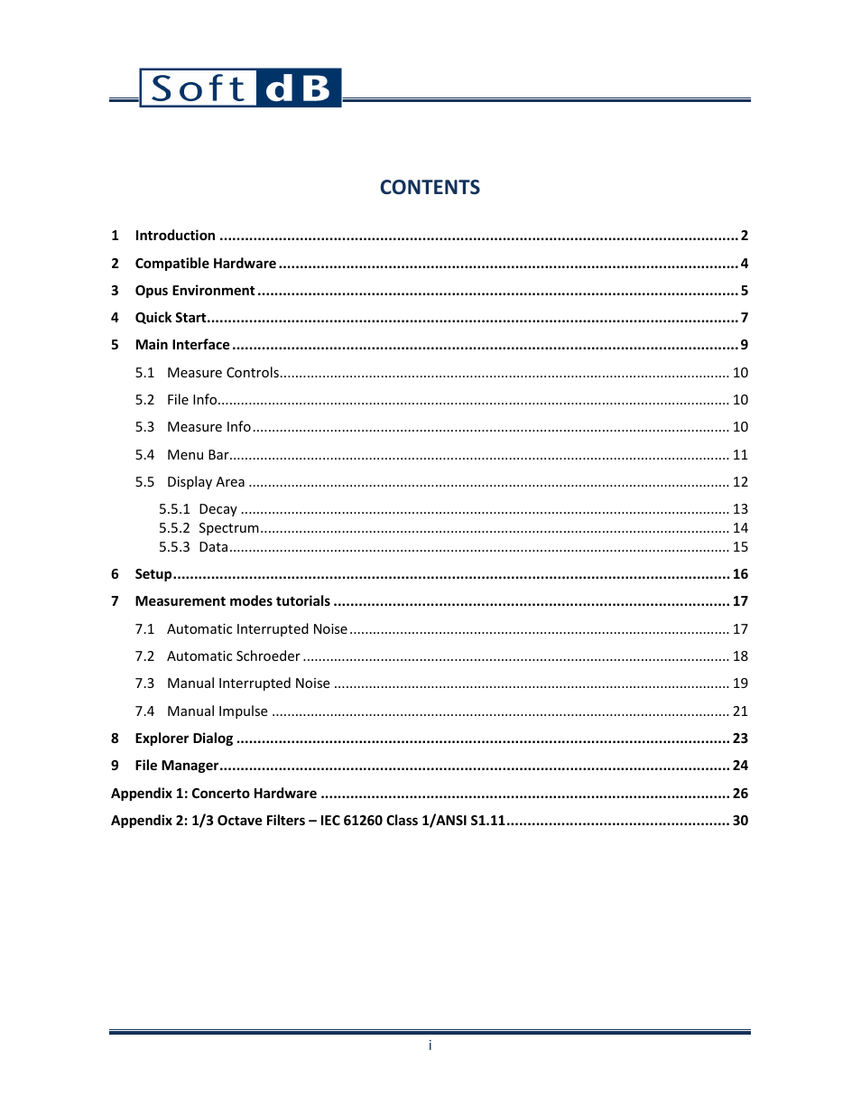 Soft dB Opus Suite Building Acoustics Module Reverberation Time ISO 3382 User Manual | Page 2 / 36