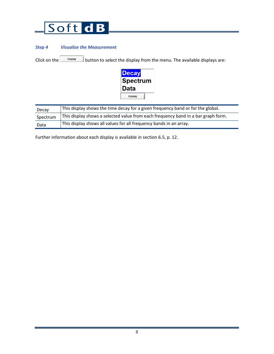 Soft dB Opus Suite Building Acoustics Module Reverberation Time ISO 3382 User Manual | Page 9 / 36