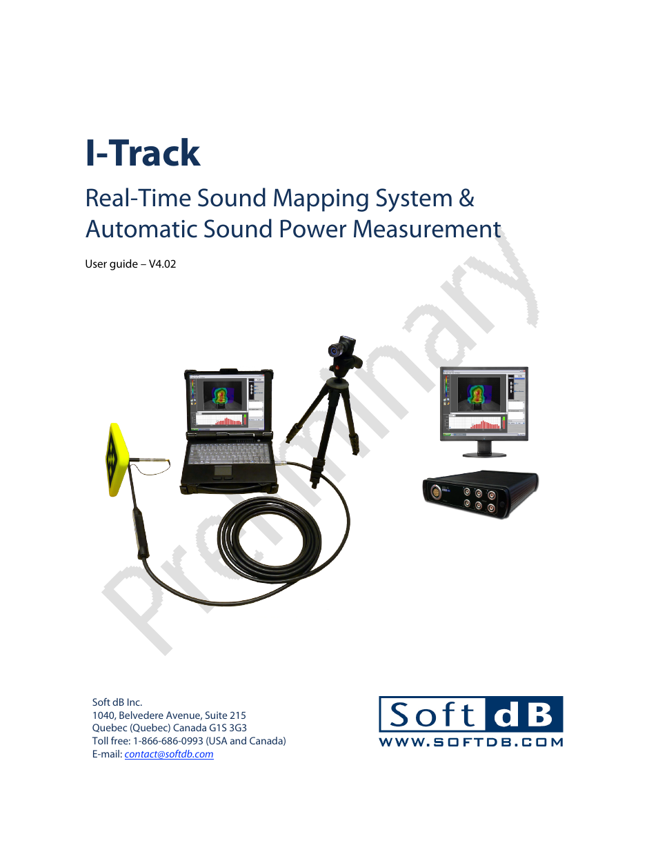 Soft dB I-Track User guide User Manual | 25 pages