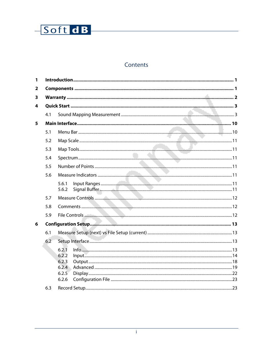 Soft dB I-Track User guide User Manual | Page 2 / 25