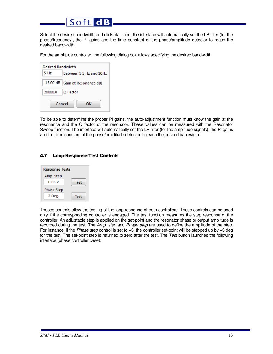 Soft dB SPM PLL User Guide User Manual | Page 13 / 19