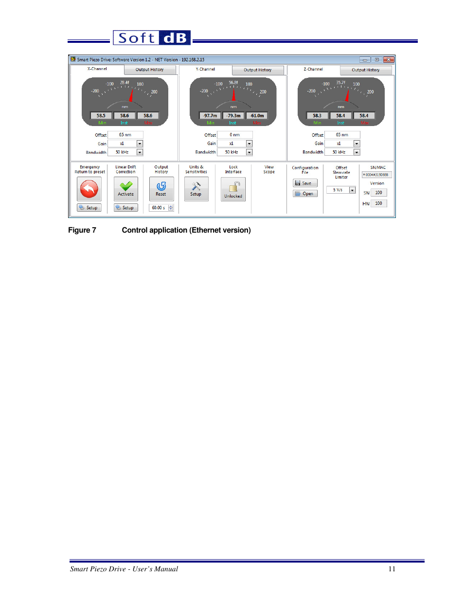 Soft dB Smart Piezo Drive User Guide User Manual | Page 11 / 11