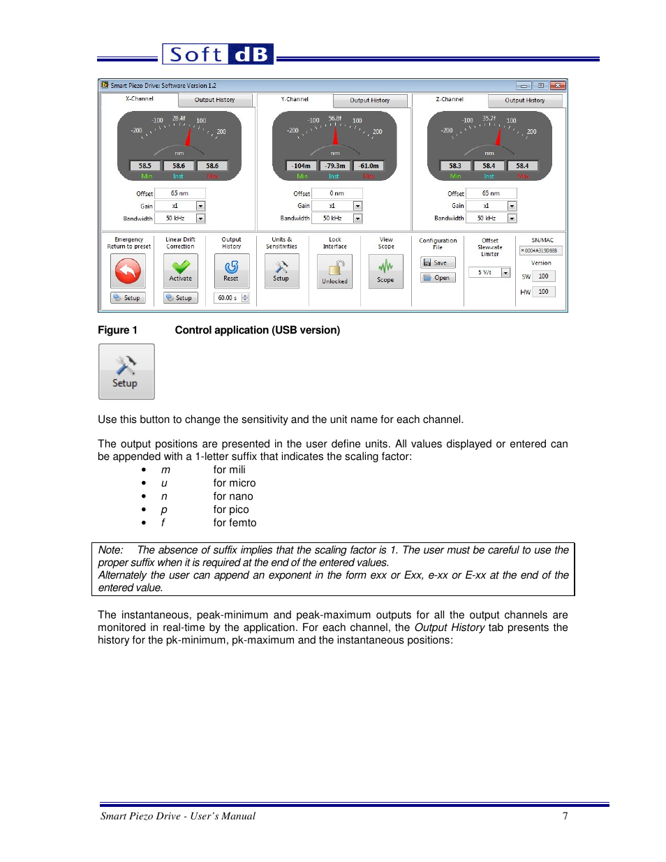 Soft dB Smart Piezo Drive User Guide User Manual | Page 7 / 11