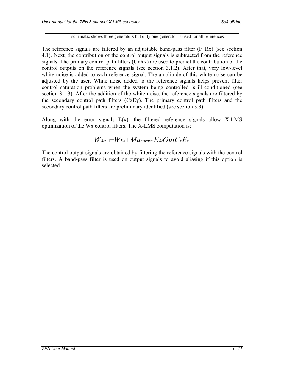 Eoutc ex mu wx wx | Soft dB Zen-Ten User guide User Manual | Page 11 / 35