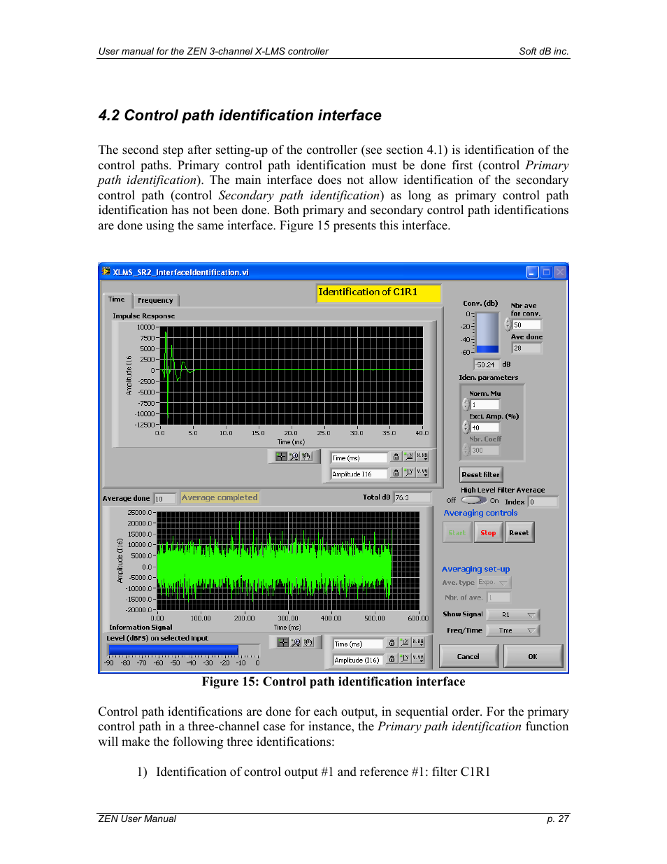 2 control path identification interface | Soft dB Zen-Ten User guide User Manual | Page 27 / 35