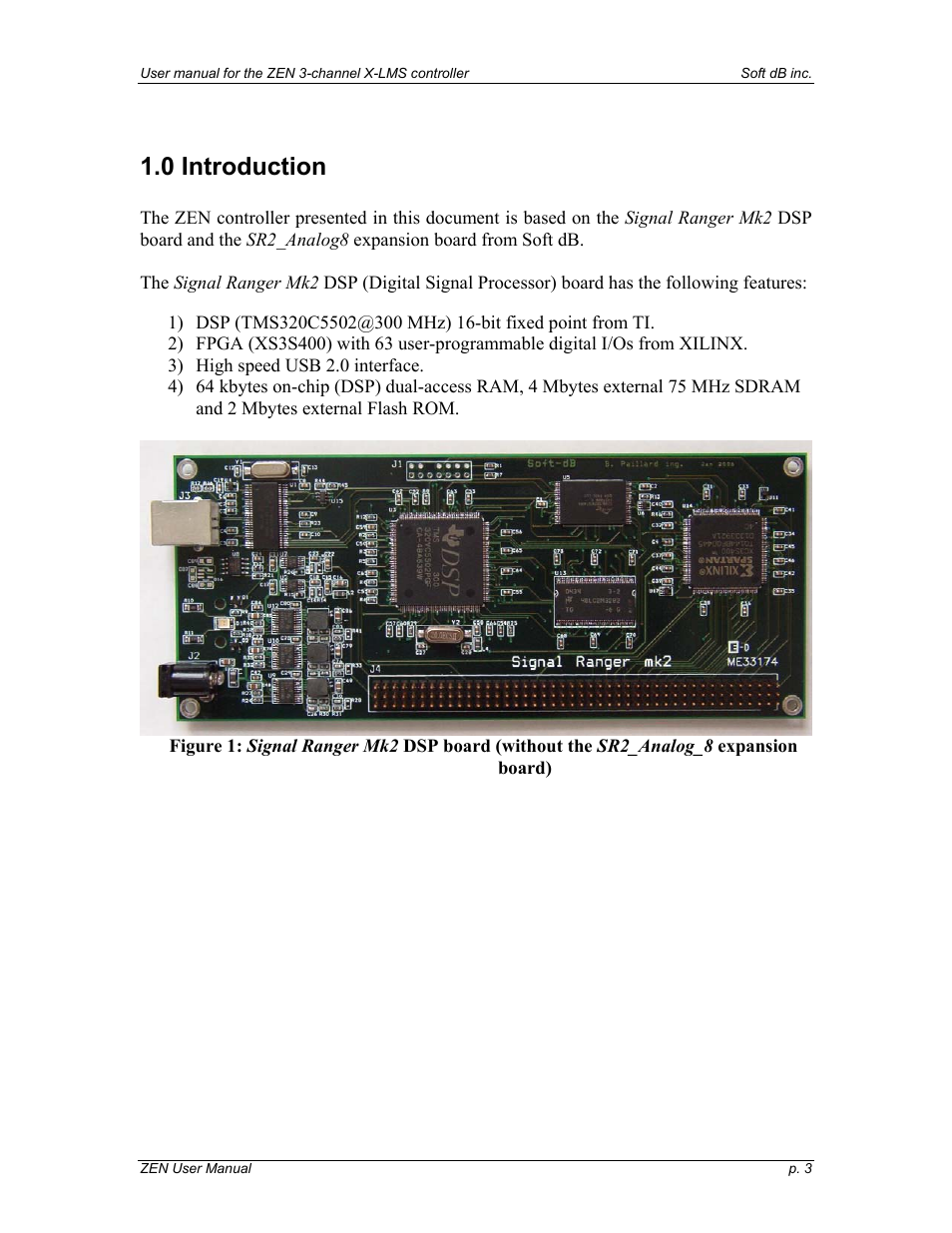0 introduction | Soft dB Zen-Ten User guide User Manual | Page 3 / 35