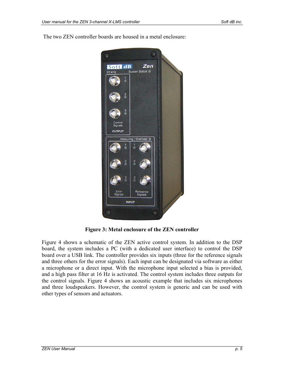 Soft dB Zen-Ten User guide User Manual | Page 5 / 35