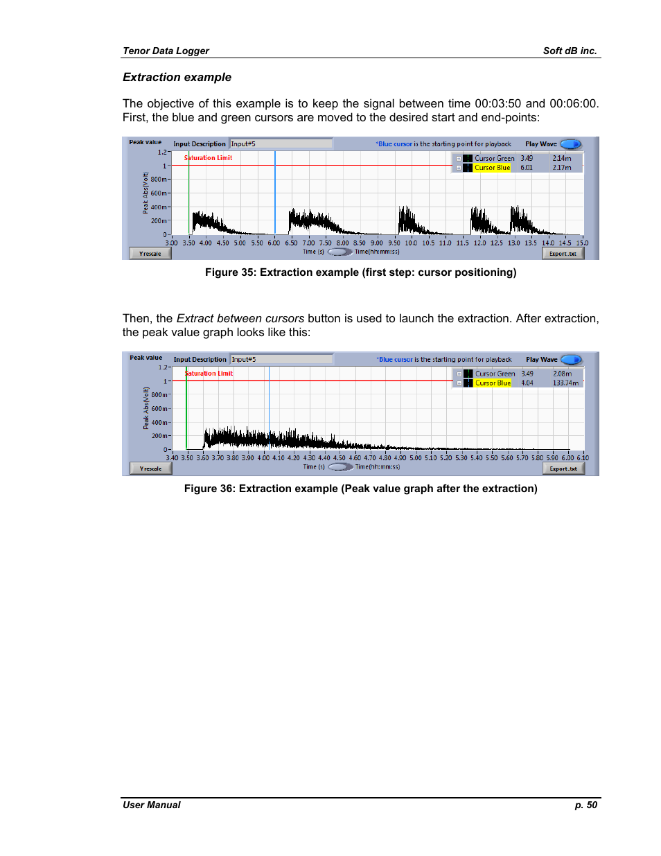 Soft dB Tenor 24bits Data User Guide User Manual | Page 50 / 59
