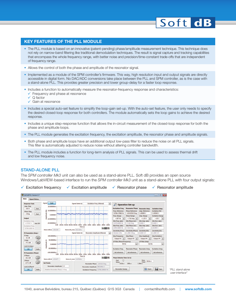 Soft dB Mk3-PLL Open Source SPM Controller & PLL Spec sheet User Manual | Page 2 / 3