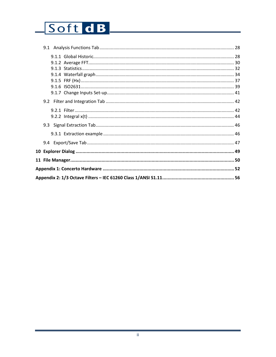 Soft dB Opus Suite Data Logger Module User Manual | Page 3 / 62