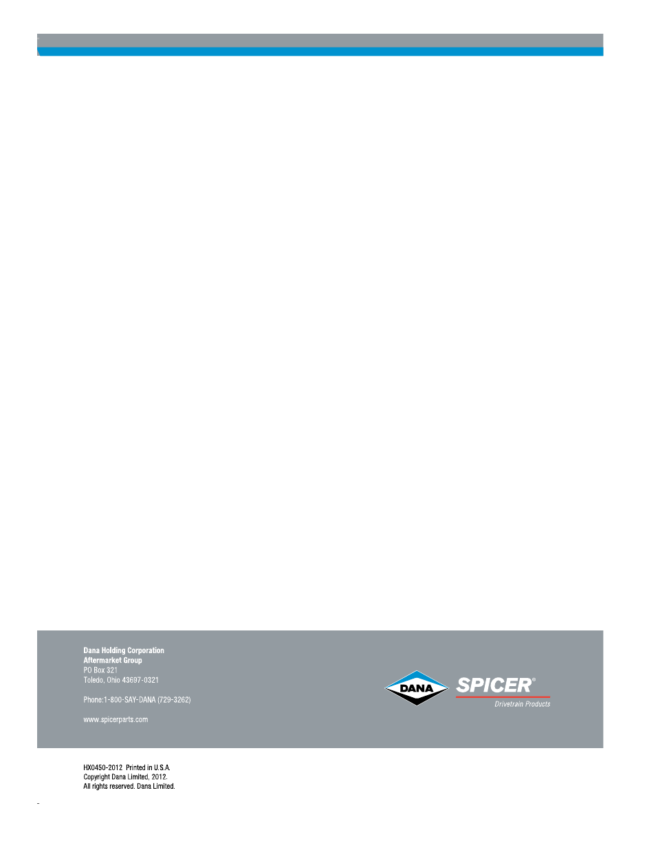 Spicer Ratio Flex Program Guide User Manual | Page 46 / 46