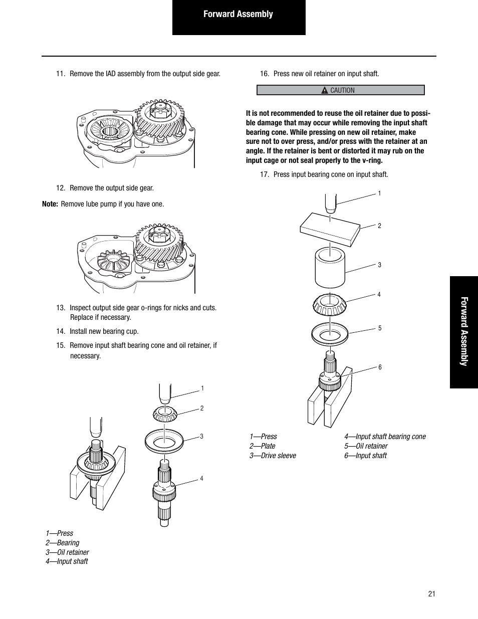 Spicer Tandem Drive Axles Pro-40 Single Reduction and Single Reduction with Differential Lock User Manual | Page 24 / 102