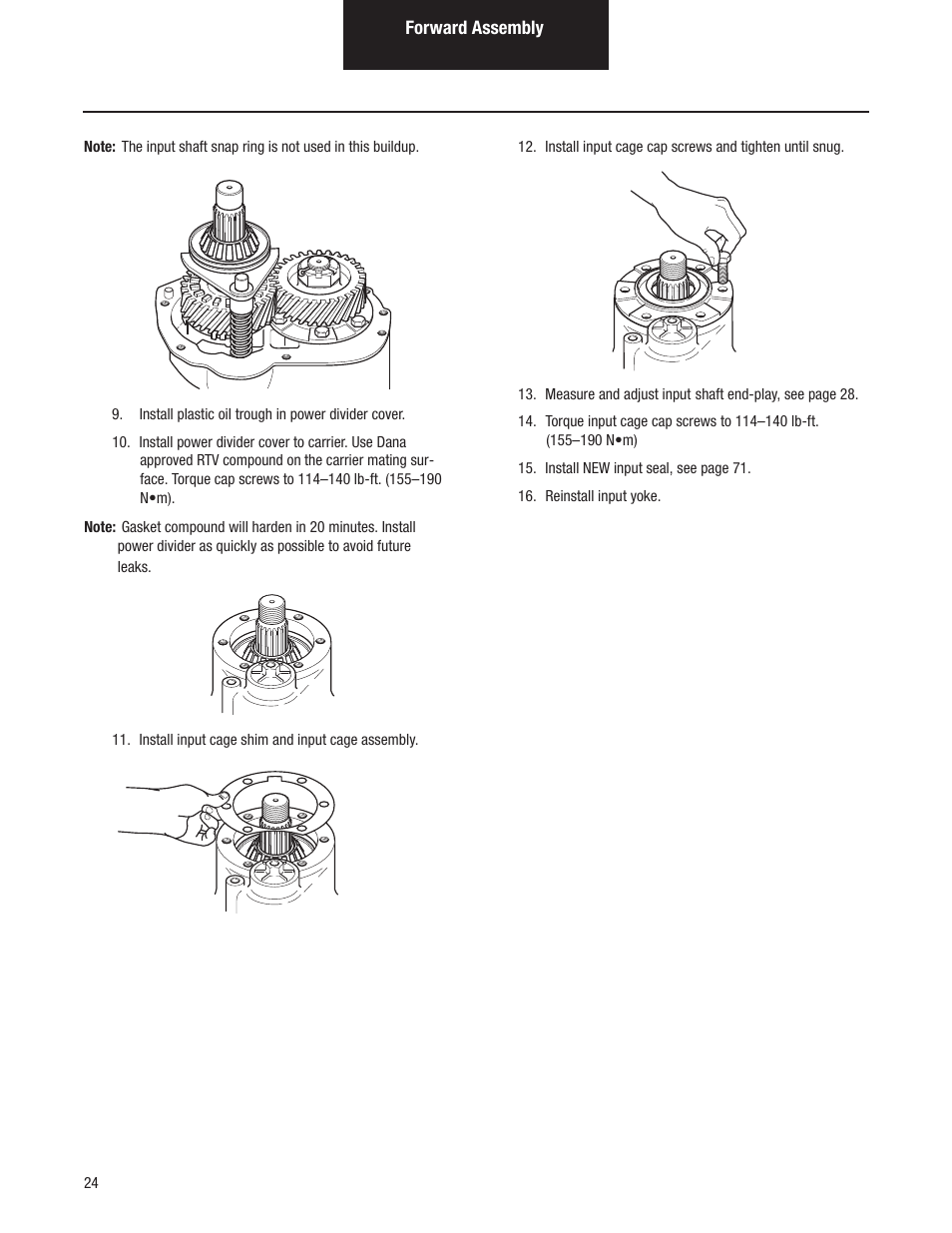 Spicer Tandem Drive Axles Pro-40 Single Reduction and Single Reduction with Differential Lock User Manual | Page 27 / 102