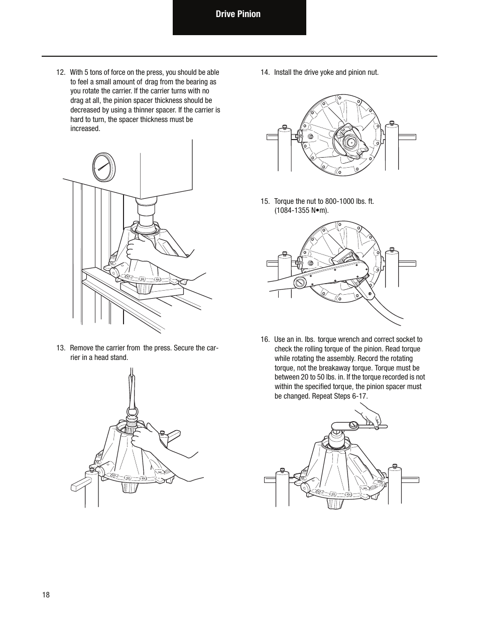 Spicer Single Drive Axles Service Manual: S170, S190, S590 User Manual | Page 22 / 76