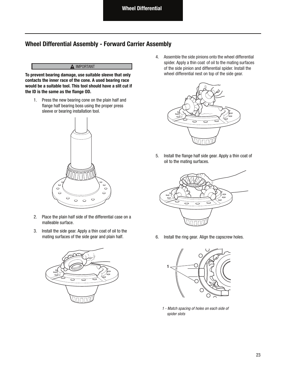 Spicer Single Drive Axles Service Manual: S170, S190, S590 User Manual | Page 27 / 76