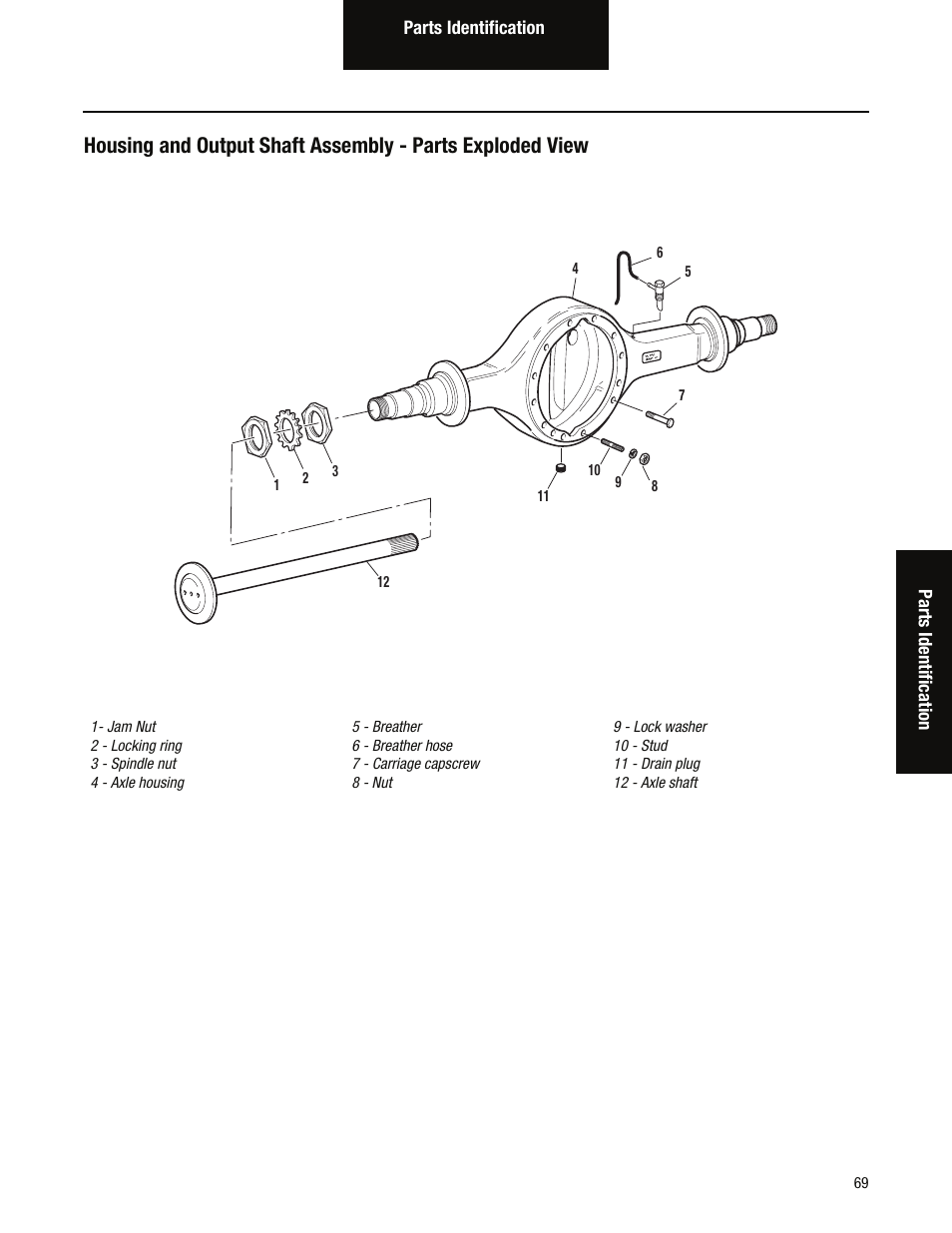Spicer Single Drive Axles Service Manual: S170, S190, S590 User Manual | Page 73 / 76
