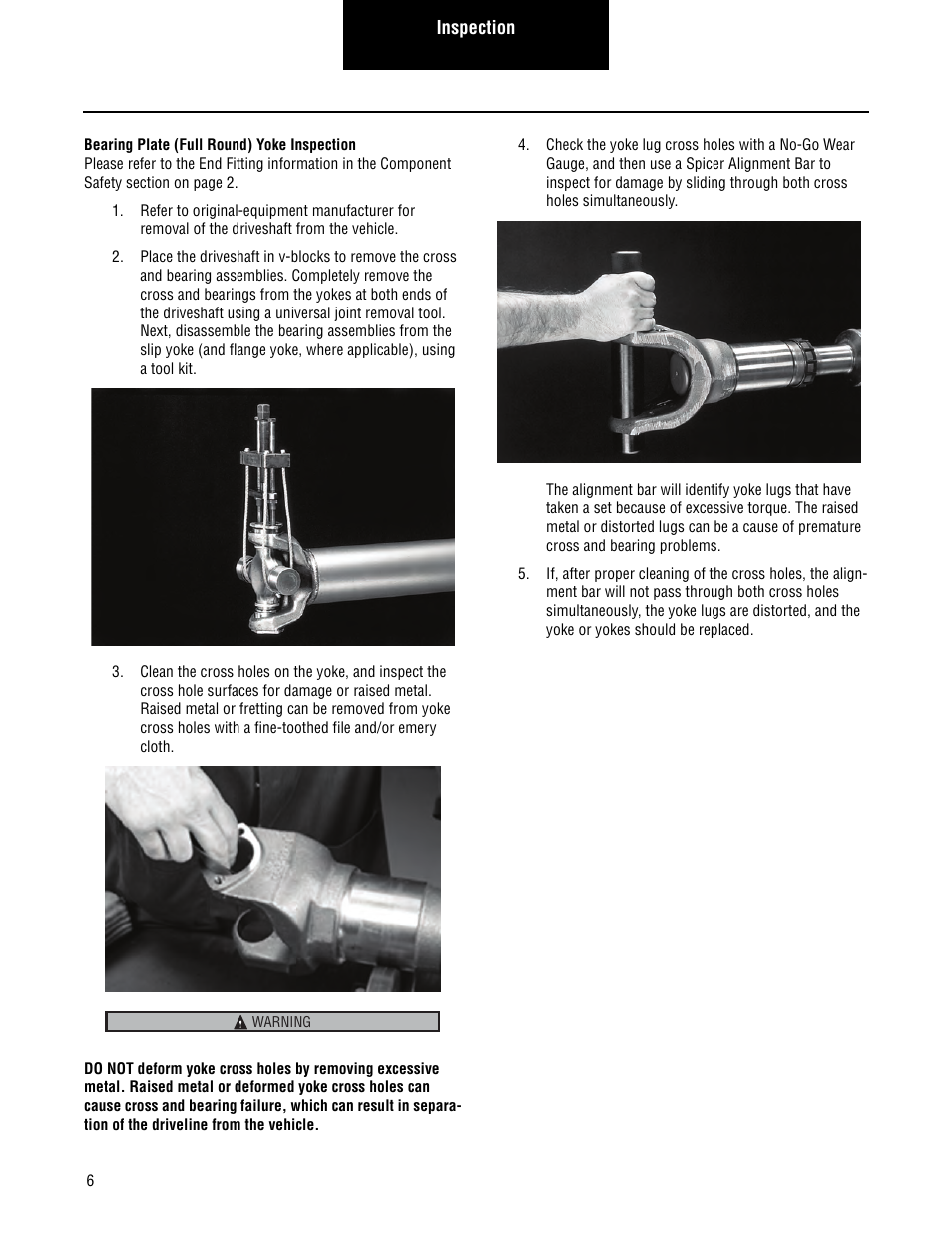 Spicer 2007 Spicer Driveshafts Service Manual User Manual | Page 8 / 32
