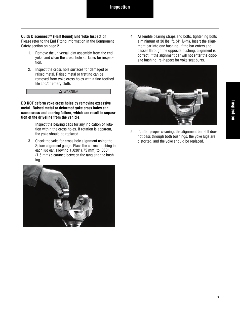 Spicer 2007 Spicer Driveshafts Service Manual User Manual | Page 9 / 32