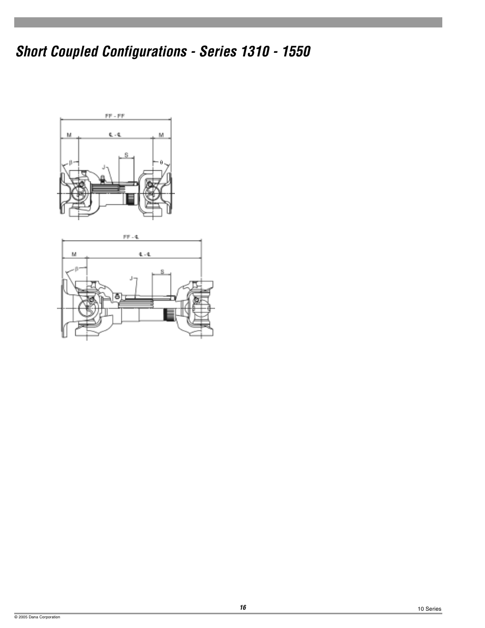 Spicer 10 Series Driveshafts User Manual | Page 16 / 86