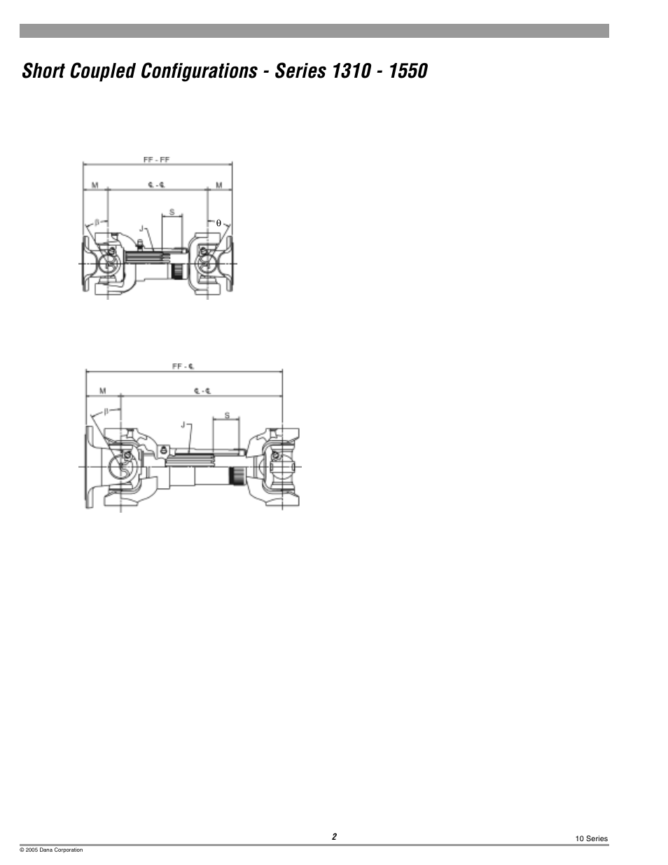 Spicer 10 Series Driveshafts User Manual | Page 2 / 86