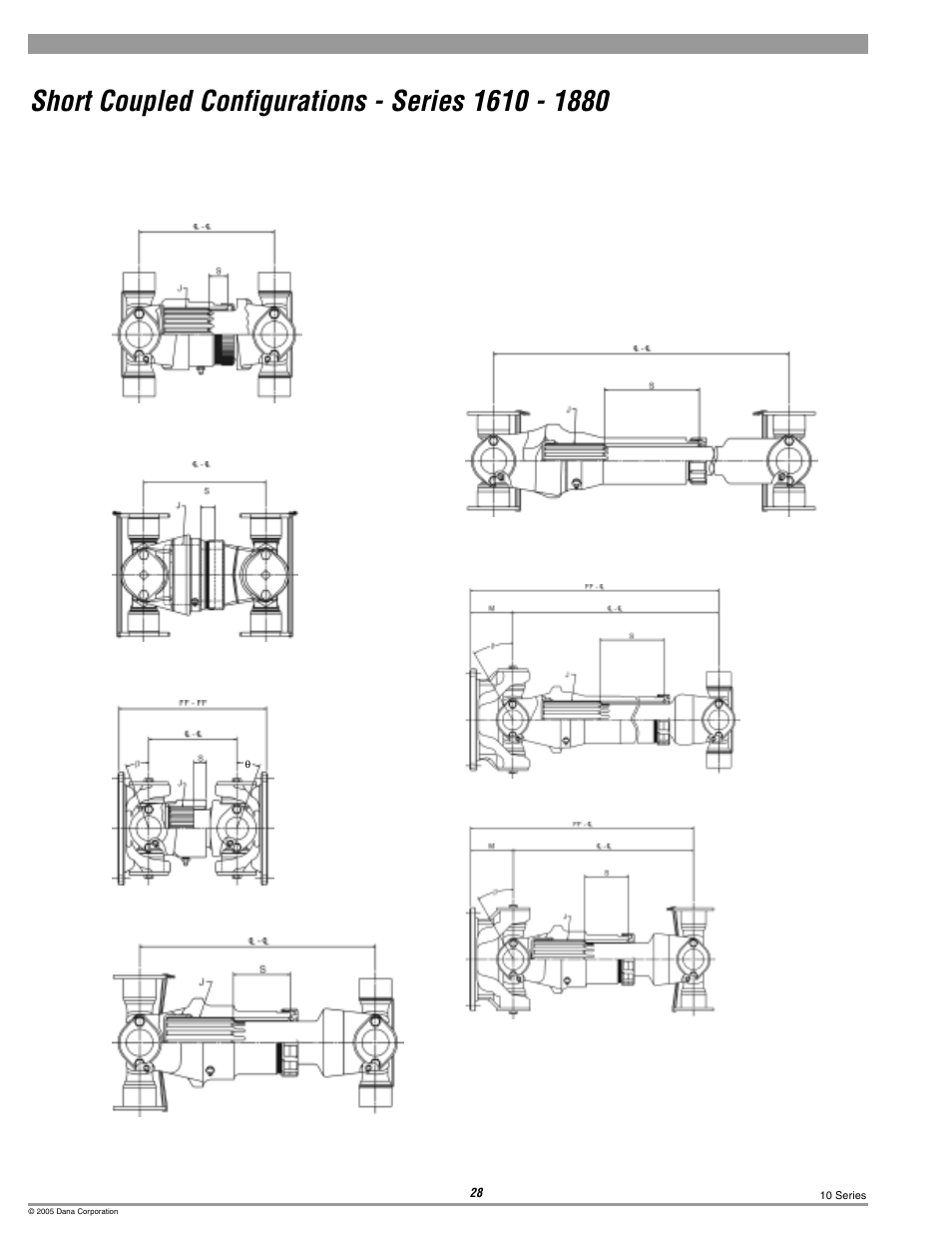 Spicer 10 Series Driveshafts User Manual | Page 28 / 86