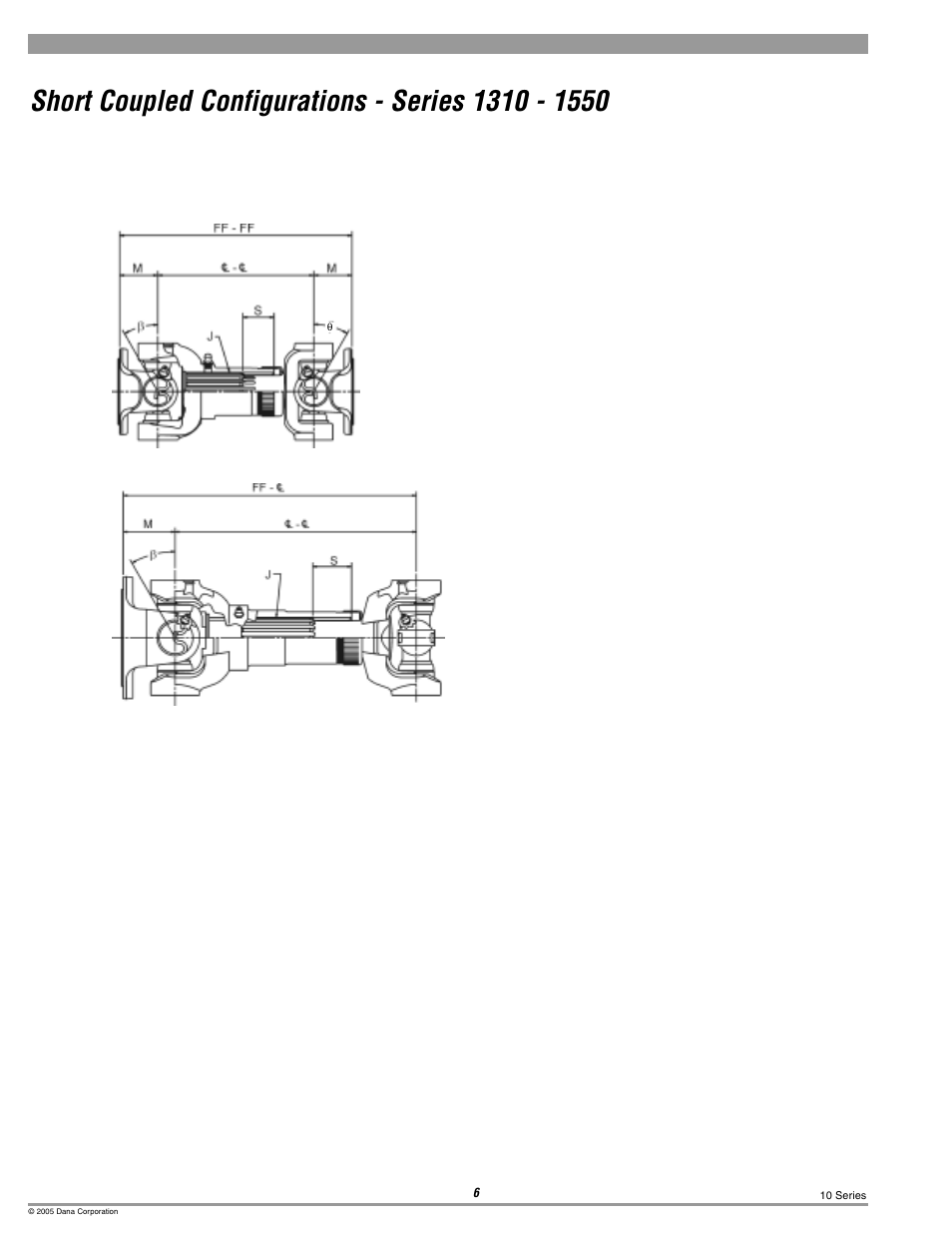 Spicer 10 Series Driveshafts User Manual | Page 6 / 86